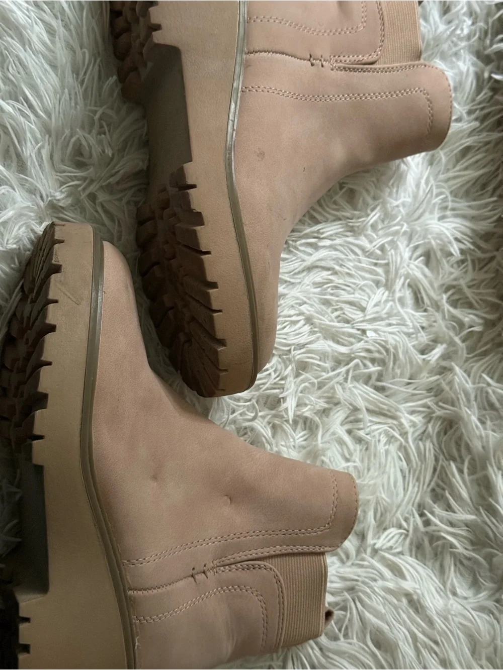 Girls' Ankle Boots in Soft Pink Blush - Kids